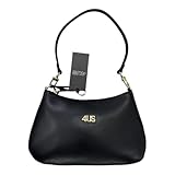 BORSA DONNA BORSA 4US PACIOTTI BORSA DONNA ART.10890 PELLE LISCIA NERO NUOVA COLLEZIONE PRIMAVERA ESTATE 2026