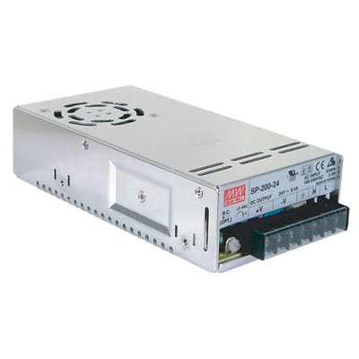 Mean Well SP-200-48 AC-to-DC Power Supply, Single Output, 48V, 0-4.2A, 201.6W, 2.0