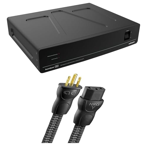 AudioQuest PQ505NA PowerQuest 505 12 Outlet Surge Protector with an AudioQuest NRGY3US01 1.0M Low-Noise AC Power Cable (2023)