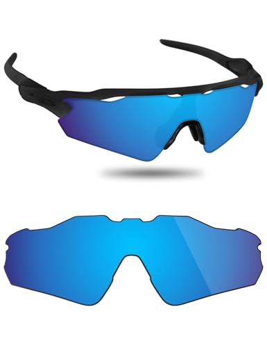 Image of Fiskr Polarized Lenses Replacement Compatible with Oakley Radar EV Path OO9208 Sunglasses, Impact Resistant & Perfect Fit