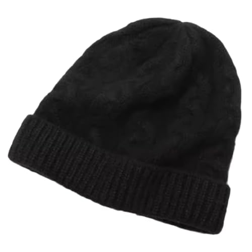 Bonnet en cachemire véritable doux et élégant pour affronter le froid