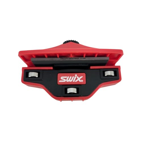Swix TA3008 Phantom Edger Pro with Rollers, Adjustable Side Edge Tool, Red