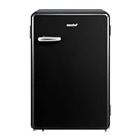 COMFEE' RCD113DK1RT(E) 116L Frigorifero mono porta con comparto freezer, design Retrò, controllo...