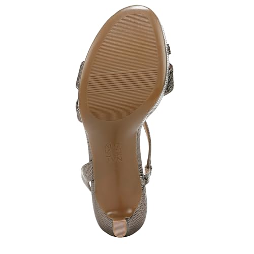 Naturalizer Women's Abby Heeled Sandal, Pewter Lizard, 5.5 by Naturalizer - Image 4
