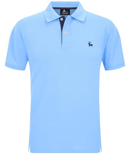 ZITY Polo de Manga Corta Hombre Poloshirt T Shirt Casuale Regular Fit