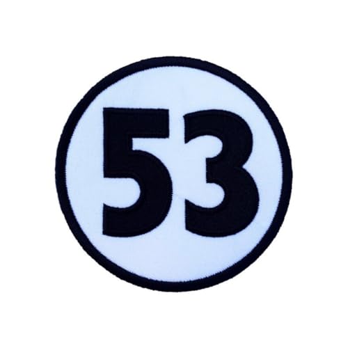 Herbie 53 The Love Bug Patch (3.5 Inch) Embroidered Iron or Sew-on Badge Classic Movie Souvenir Retro DIY Costume