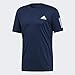 adidas Herren Club 3STR Tee T-Shirt, Maruni/Blanco, S