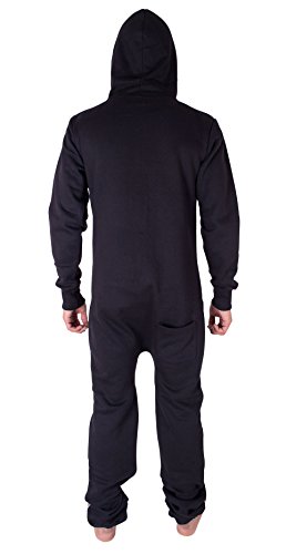 NOROZE Mens Hoodie Jumpsuit Onesie One Piece Pajamas3