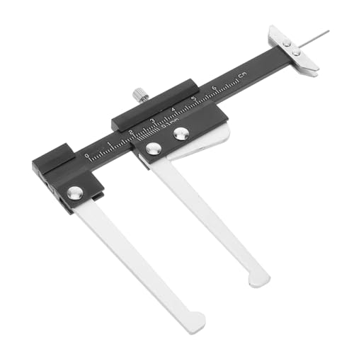 MUCKLILY Brake Disc Measuring Tool Brake Pad Thickness Measure Tool Versatile Gauge for Car