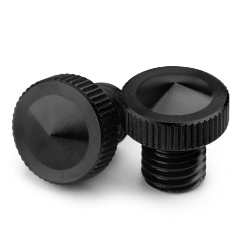 CXEPI Tapones Espejo Tornillo Retrovisor Motocicleta(2 piezas M10*1.25 mm de en el sentido de las agujas del reloj)