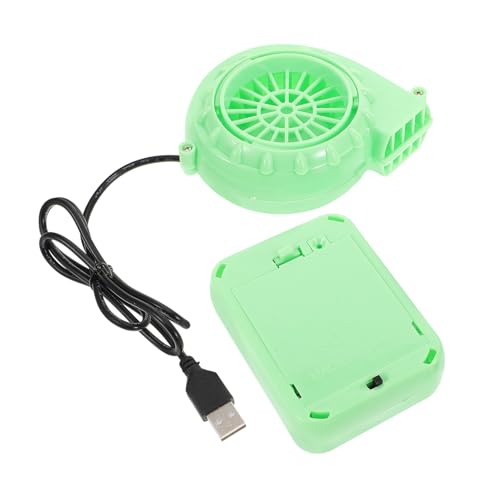 Toyvian 1 Juego Bomba De Calentador Piscina Decoración Turbo Monster Aviones Chorro Ventilador Recargable Compresor Avión Auto Dinosaurio Light Green El Plastico