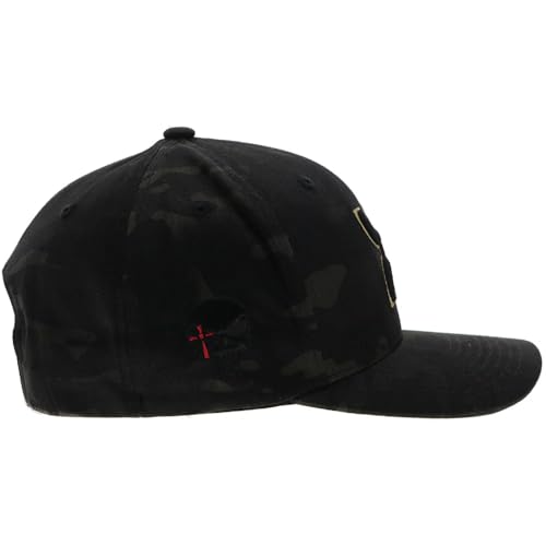 Image of HOOEY Chris Kyle Adjustable Snapback Hat - Mid Profile 6-Panel Breathable Mesh Baseball Cap, Trucker Hat for Men and Women