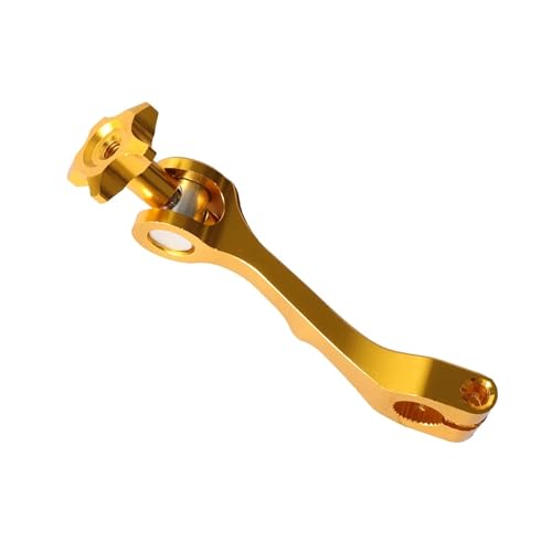 Palanca de tensión ajustable para freno trasero de motocicleta, universal, CNC, para Dirt Bike, ATV, pieza de modificación(Gold)