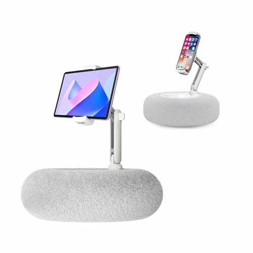 ScificWom Juego de cama con soporte de cojín para teléfono/Kindle/tableta, cojín perezoso...