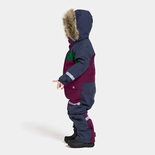 Snow Suits Kids One Piece Windproof Ski Suit Warm Fleece Lined Snowsuits Winter Outdoor Snowboarding Overalls 1-14 Y2