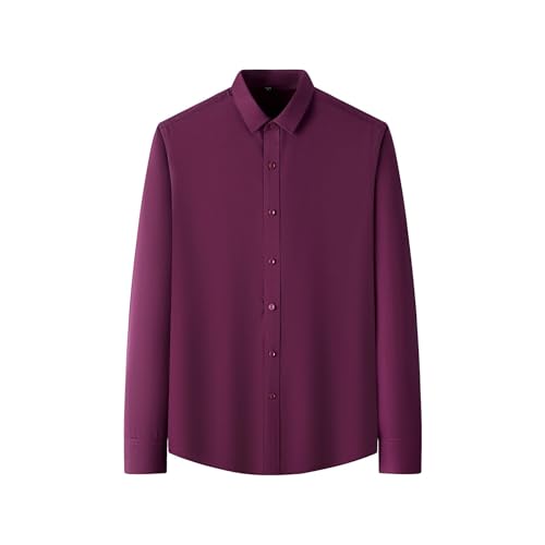 Chemise extensible de travail slim pour homme activewear chic col carré