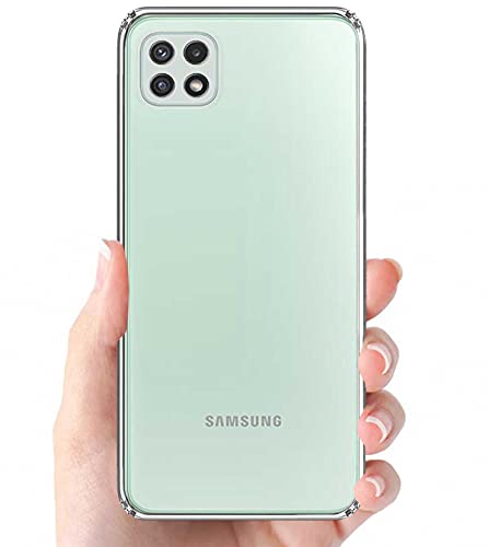 Image of Soft Flexible Silicone Back Cover Compatible with Samsung Galaxy A22 5G | F42 5G