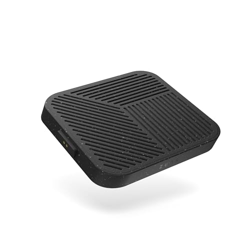 Chargeur sans fil 15W pour iPhone et AirPods Zens station induction Qi noir