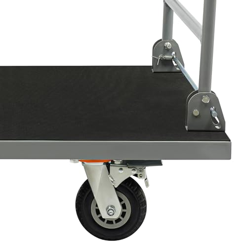 Carretilla plegable de acero 44" x 28" capacidad 2500 lb miniatura 5