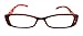 Polkamania, Rectangular Bling Women Reading Glasses Adorned with Genuine European Crystals, Red, Pink, lime green with White Polka Dot. NY Fifth Avenue.