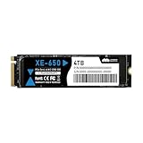LinkMore XE-650 4TB NVMe SSD PCIe 4.0 M.2 2280 Interne SSD, Lesen bis zu 7200 MB/s, Schreiben bis zu 6500 MB/s