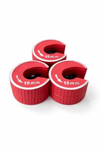 15mm Auto Copper Pipe Cutter for Plumbing & DIY – Pipe Cutting Tool – 3 Piece Set