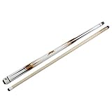 WXS Pool Queue, 57-Zoll-Snooker mit 9 Kugeln/Ahorn/handgefertigt/Thunder Red Line Leder / 2 Stück Club (Farbe : #2, größe : 9.5mm)