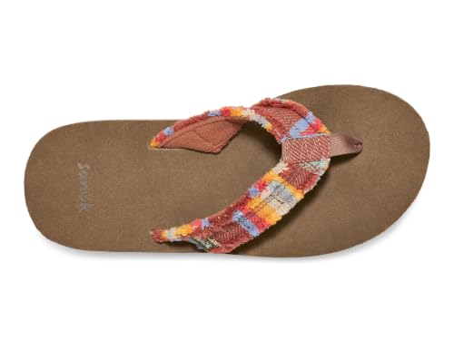 Image of Sanuk Fraid Not Mens Flip Flops - Lightweight Beach Sandals