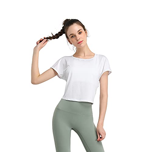 Vinemn crop tank tops for women, yoga gym workout tops athletic s…