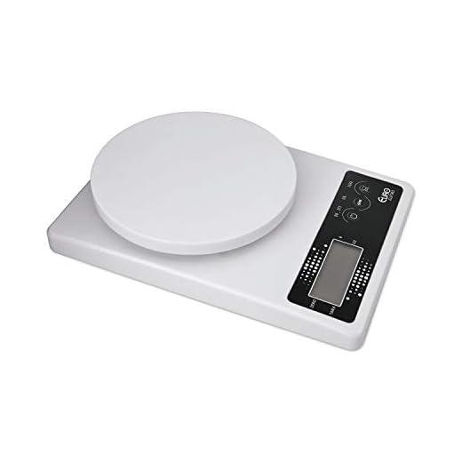 Balança digital para Cozinha, 5 Kg, Branco, BAL7832, Euro Home