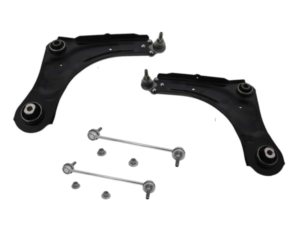 KIT 2 BRACCI BRACCETTI OSCILLANTI +BIELLETTE B. STABILIZ.DX SX COMPATIBILI CON REN MEGANE III MEGANE GRAN SCENIC