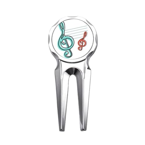 ミュージカルマーク ゴルフディボットツール ゴルフボールマーカー修復ツール