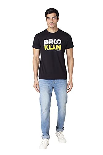 Image of Red Tape Men's Black T-Shirt