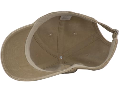 Image of TSSGBL Vintage Cotton Washed Baseball Cap S to XXL Unstructured Low Profile Adjustable Distressed Dad Hat for Men Women