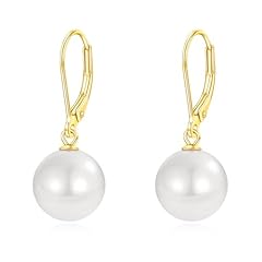 Pearl Gold leverback 10mm
