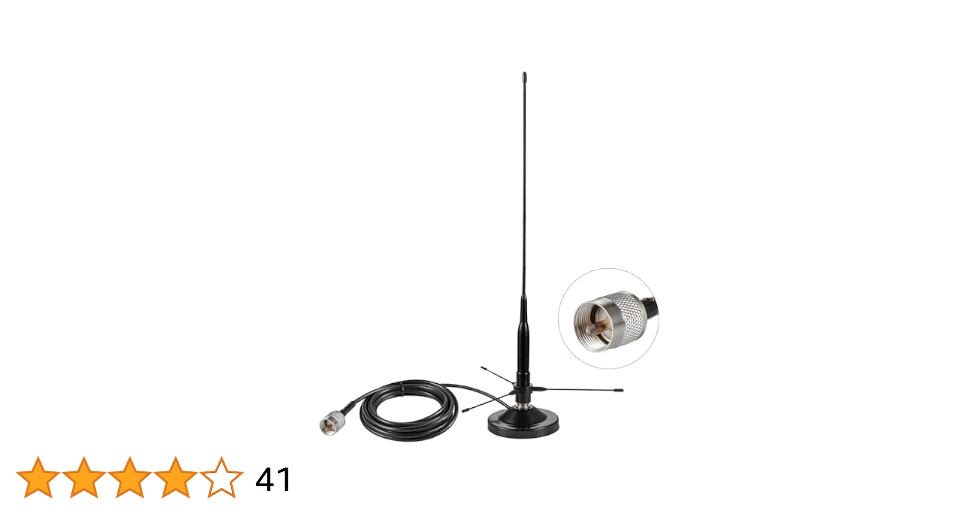 VHF／UHF ANTENNA Dual Band VHF UHF 136-174MHz 400-470MHz Mobile Radio Antenna