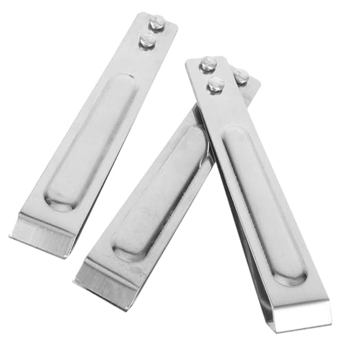 CIYODO Stainless Steel Garlic Peeler Tweezers 3pcs Set Easy Garlic Skin Removal