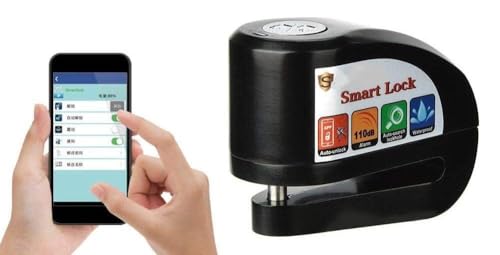 Candado Moto Localizador GPS en Tiempo Real y Alertas App Sin Suscripción, Rastreador con Alarma de 115dB Impermeable, Sim Multioperador Preinstalada No incluida, Soporte Técnico Castellano - ALPA