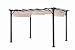 Sunjoy L-PG080PST-G1 Large Naples Pergola, 10' by 8', Beige