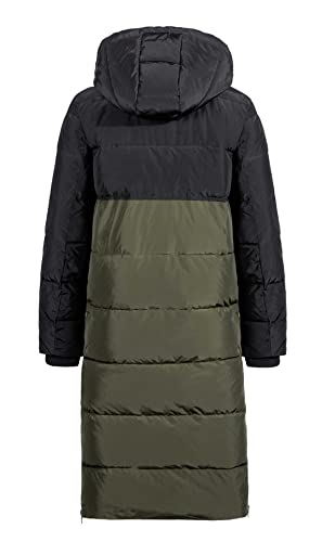 NUTEXROL Women's Winter Long Down Parka Jackets Warm Thickened Hooded Maxi Quilted Puffer Coat3