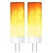 Produktbild GRANVOO 2-er Pack G4 0.5W LED Flammen Lampe PC + Keramik Flammenfarbe 10lm 36X2835 SMD AC/DC 12V