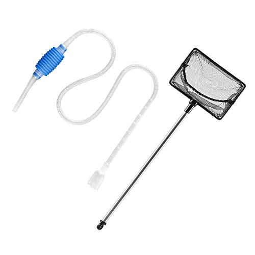 Fish Net for Fish Tank Cleaner Siphon Pump for Aquarium Fish Net for Fish Tank Cleaner Siphon Pump for Aquarium