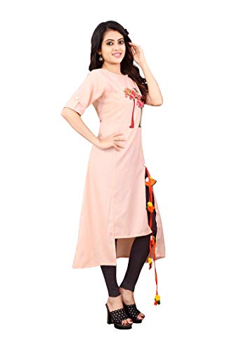 Image of Leriya Fashion Women's Cotton Anarkali Kurta