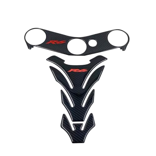 Autocollant R6 protection de réservoir aspect carbone pour Yamaha YZF600