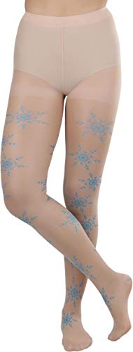 Image of ToBeInStyle Womens Fun Tights with Festive Wrap Around Designs
