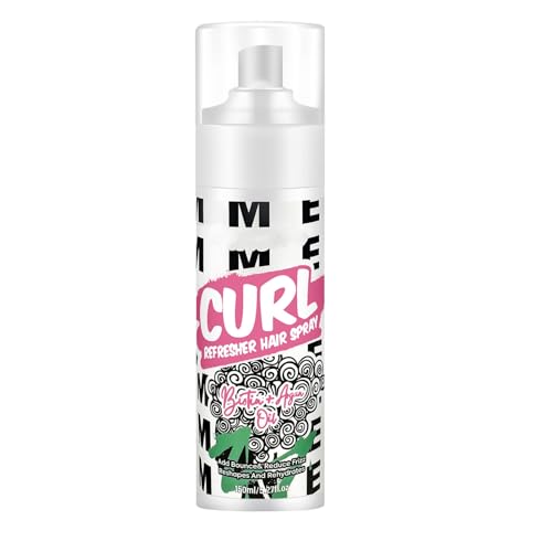 Spray refrescante para , peinado de , hidratante antiencrespamiento de 6.3 x 1.77 pulgadas, acondicionador hidratante, fórmula compacta y ligera para uso diario, viajes, mujeres, salón