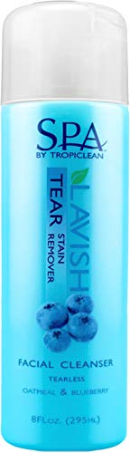 Tear Stain Remover TropiClean Spa Facial Scrub for Dogs, 8 oz-Bottle