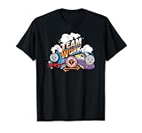 THOMAS & FRIENDS - Unisex-Kids Black Teamwork T-Shirt