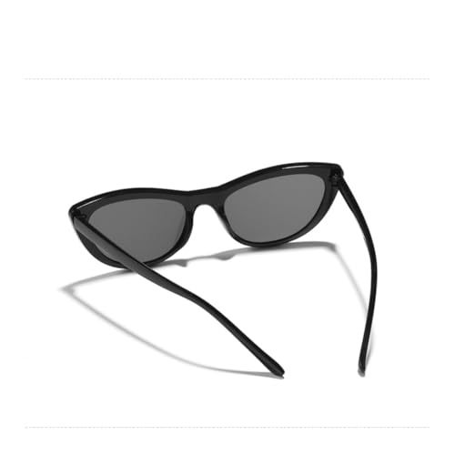 Lunettes de soleil œil de chat de qualité supérieure avec finitions noires rétro - 7