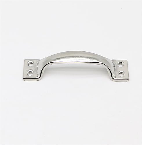 Mango de acero inoxidable de 75mm para cajones y armarios de madera 2
